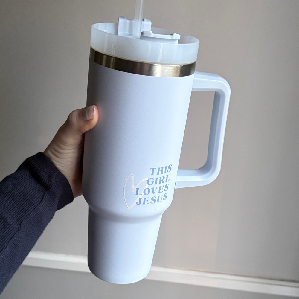 Altar’d State Lavender Christian Tumbler